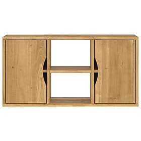 vidaXL TV-bänk "ODDA" 79x24x40 cm massiv furu