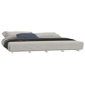 vidaXL Bed Frame vit 180x200 cm massiv furu