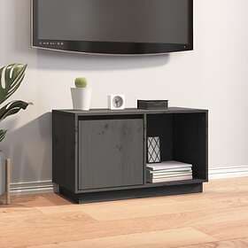 vidaXL TV Cabinet Grey 74x35x44 cm Solid Wood Pine