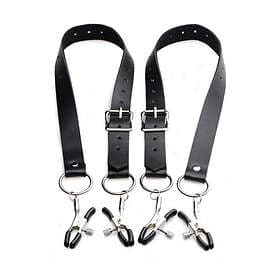 Master Series Spread Labia Spreader Straps with Clamps