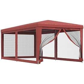 vidaXL Party Tent with 6 Mesh Sidewalls 3x6m