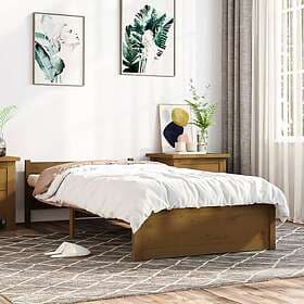 vidaXL Bed Frame honungsbrun massiv furu 75x190 cm 2FT6 815007