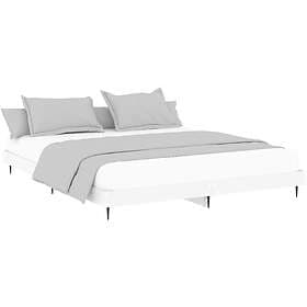 vidaXL Bed Frame vit 120x200 cm konstruerat trä 832253