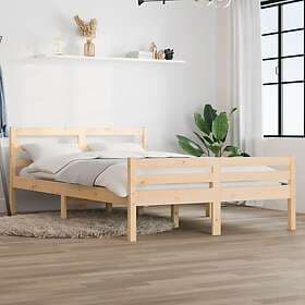 vidaXL Bed Frame massivt trä 135x190 cm 4FT6 814794