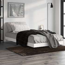 vidaXL Bed Frame vit 90x200 cm konstruerat trä 832165