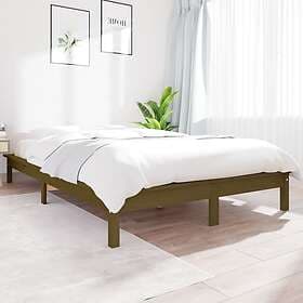vidaXL Bed Frame honungsbrun 200x200 cm massiv furu 820564