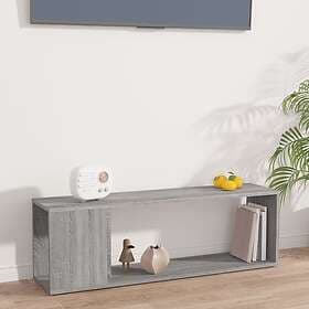 vidaXL TV Stand grå sonoma 100x24x32 cm konstruerat trä 816036