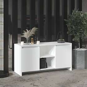 vidaXL TV Stand vit 102x37.5x52.5 cm spånskiva 809791
