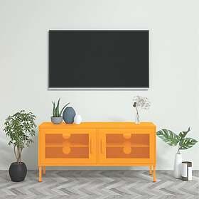 vidaXL TV Stand senapsgul 105x35x50 cm stål 336236