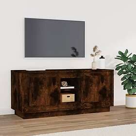 vidaXL TV Stand rökfärgad ek 102x35x45 cm konstruerat trä 819865