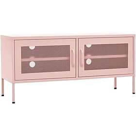 vidaXL TV Stand pink 105x35x50 cm stål 336238