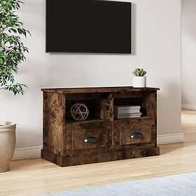 vidaXL TV Stand smoked oak 80x35x50 cm constructed wood 816285