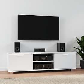 vidaXL TV Stand vit 140x40.5x35 cm konstruerat trä 342622
