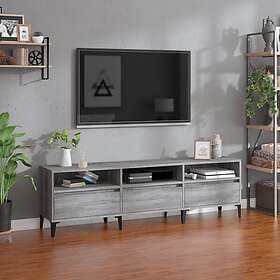 vidaXL TV Stand grå sonoma 150x30x44.5 cm konstruerat trä 831923