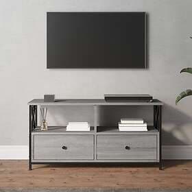 vidaXL TV Stand grå sonoma 90x33x45 cm konstruerat trä & järn 831796