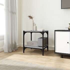 vidaXL TV Stand grå sonoma 40x33x41 cm konstruerat trä och stål 819305