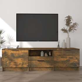 vidaXL TV Stand rökfärgad ek 140x35x40 cm constructed wood 817111