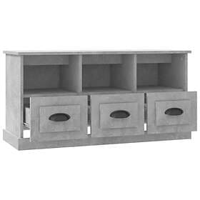 vidaXL TV Stand betonggrå 100x35x50 cm konstruerat trä 816292