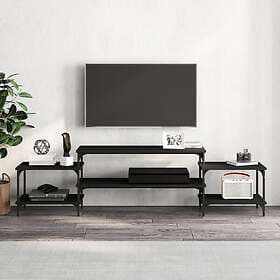 vidaXL TV-skåp svart 197x35x52 cm konstruerat trä 826325