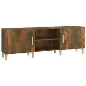 vidaXL TV Stand rökfärgad ek 150x30x50 cm konstruerat trä 817501