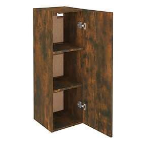 vidaXL TV Stand rökfärgad ek 30.5x30x90 cm konstruerat trä 815747