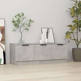 vidaXL TV Stand 102x35x36.5 cm concrete grey engineered wood 811362