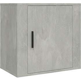 vidaXL Väggmonterat sängbord betonggrå 50x30x47 cm 816872