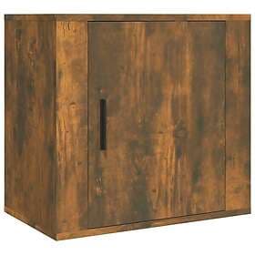 vidaXL Nightstand Smoke Brown Oak 50x30x47cm 816875