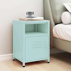 vidaXL Nightstand Mint Green 35x35x51cm Steel 336221