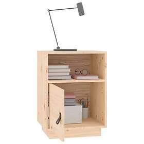 vidaXL Sängbord 2 st 40x34x55 cm massiv furu 818316