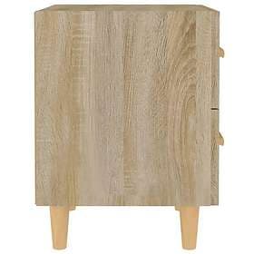 vidaXL Sängbord 2 st sonoma-ek 40x35x47.5 cm 811977