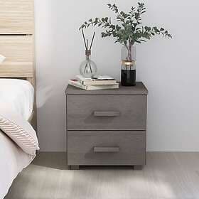vidaXL HAMAR Light Gray 40x35x44.5cm Solid Pine 340407