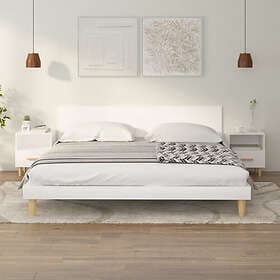 vidaXL Sängbord 2 st vit 40x35x47 cm 812007