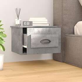 vidaXL Väggmonterade sängbord betonggrå 41.5x36x28 cm 816384
