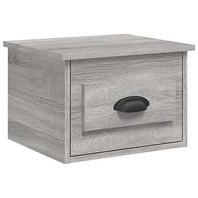 vidaXL Väggmonterade sängbord 2 st grå sonoma 41.5x36x28 cm 816389