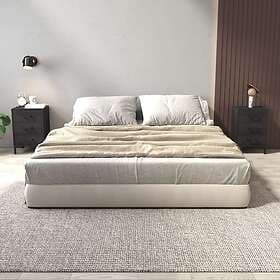 vidaXL Sängbord 2 st svart 40x30x55 cm massivt furuträ 3120341
