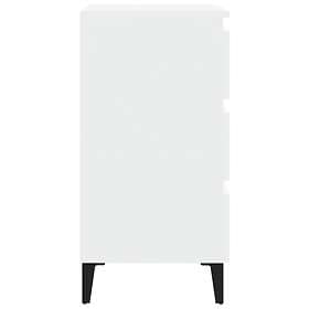 vidaXL Nightstand White 40x35x69cm 805905