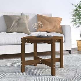 vidaXL Soffbord honungsbrun Ø 62.5x45 cm massiv furu 822305