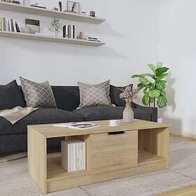 vidaXL Soffbord sonoma-ek 102x50x36 cm konstruerat trä 811352
