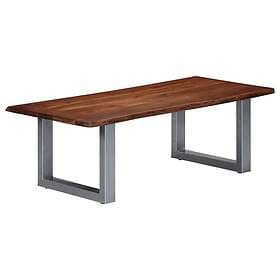 vidaXL Soffbord med levande kanter 115x60x40 cm massivt akaciaträ 247828