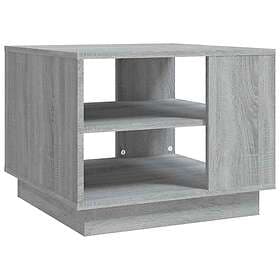 vidaXL Soffbord grå sonoma-ek 55x55x43 cm spånskiva 813087