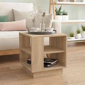vidaXL Soffbord sonoma-ek 40x40x43 cm konstruerat trä 810301