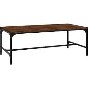 vidaXL Soffbord brun ek 100x50x35 cm konstruerat trä 819391