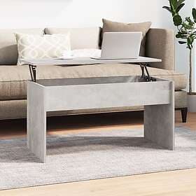 vidaXL Soffbord betonggrå 102x50.5x52.5 cm konstruerat trä 809633