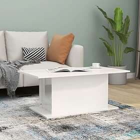 vidaXL Soffbord högglans vit 102x55.5x40 cm spånskiva 810313