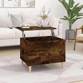 vidaXL Soffbord rökfärgad ek 60x44.5x45 cm konstruerat trä 819569
