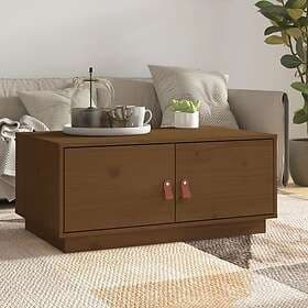 vidaXL Soffbord honungsbrun 80x50x35 cm massiv furu 818253