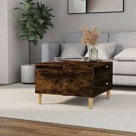 vidaXL Soffbord rökfärgad ek 55x55x36.5 cm konstruerat trä 821081