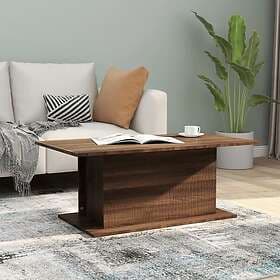 vidaXL Soffbord brun ek 102x55.5x40 cm spånskiva 813094