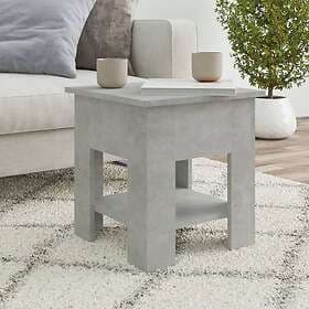 vidaXL Soffbord betonggrå 40x40x42 cm konstruerat trä 810275